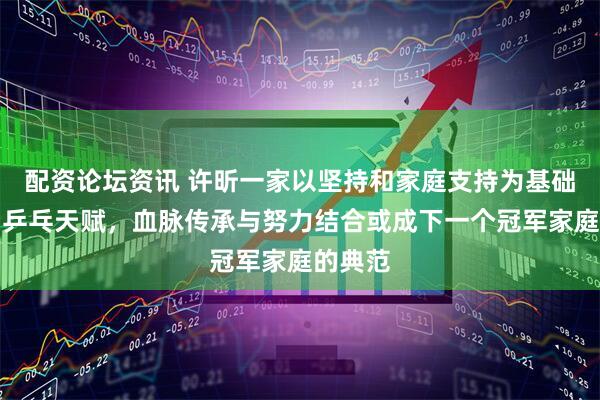 配资论坛资讯 许昕一家以坚持和家庭支持为基础培养出乒乓天赋，血脉传承与努力结合或成下一个冠军家庭的典范